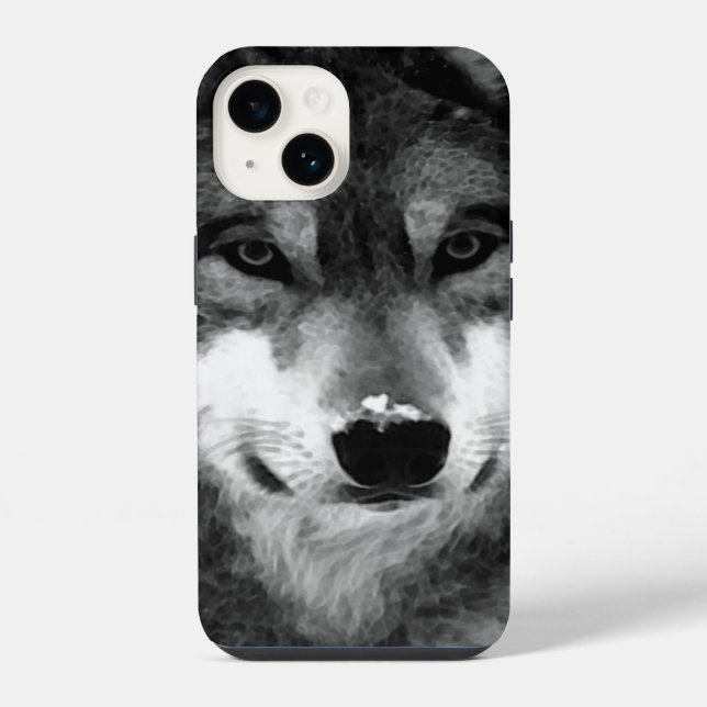 Coque iPhone Loup (Verso)