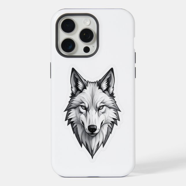 Coque iPhone Loup (Verso)