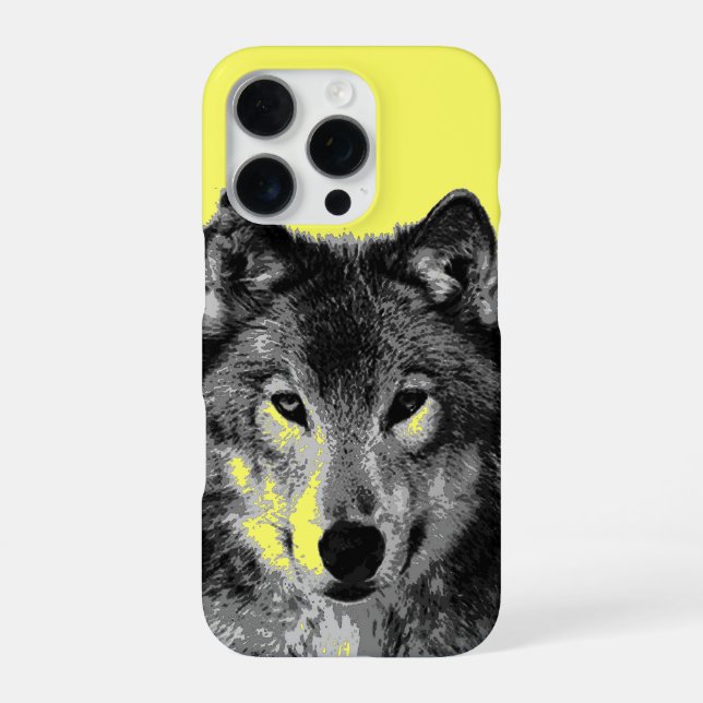 Coque iPhone Loup (Verso)
