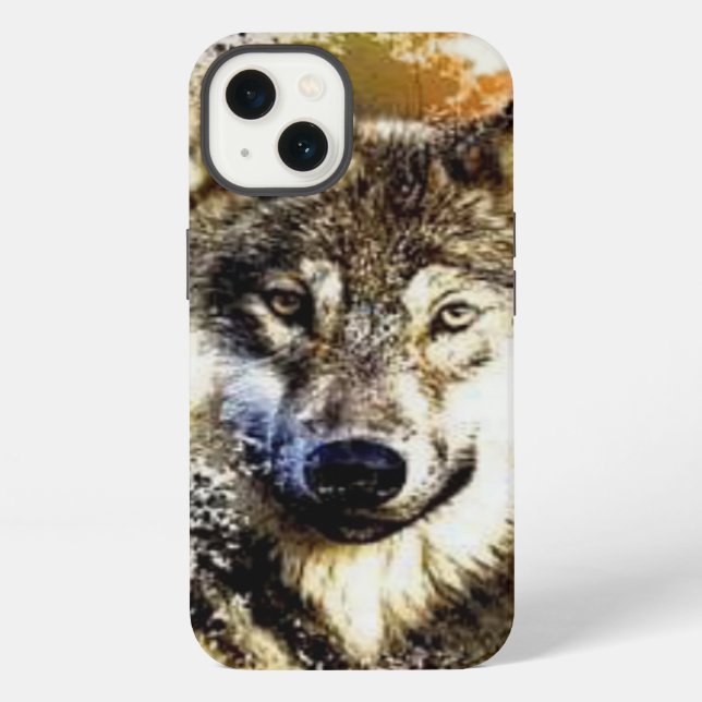 Coque iPhone Loup   (Verso)