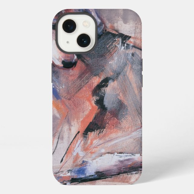 Coque iPhone Loup Assis 2000 (Verso)