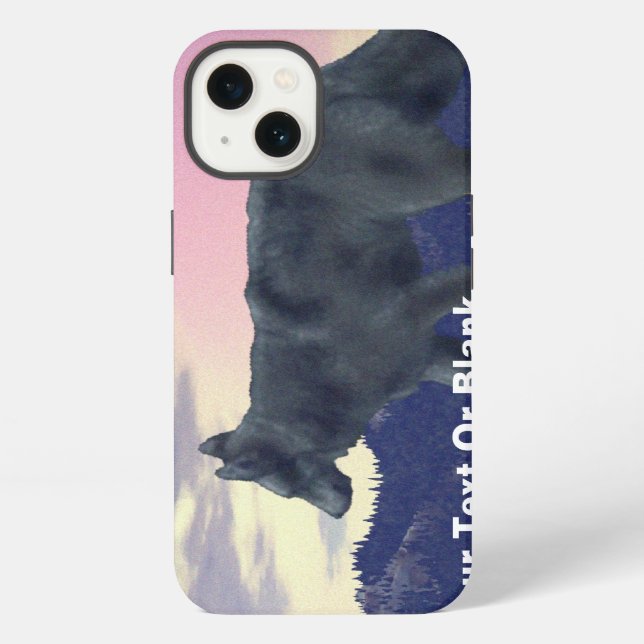 Coque iPhone Loup des hautes terres (Verso)