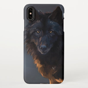 Coque iPhone XS Max Loup noir