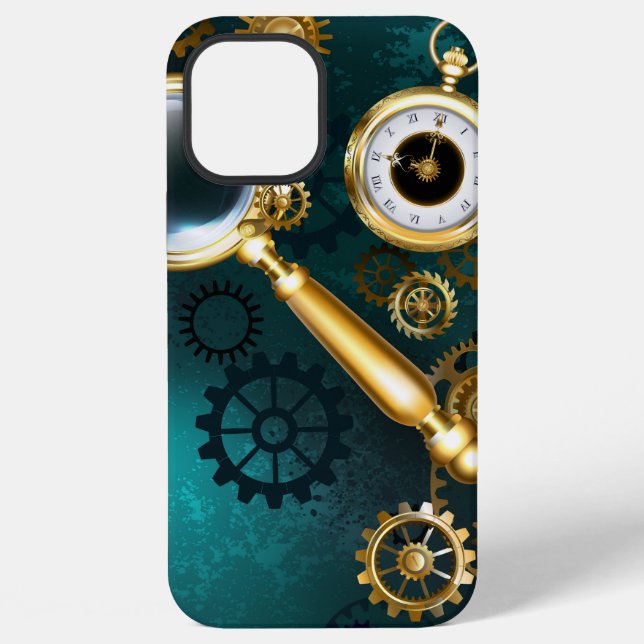 Coque iPhone Loupe de style Steampunk (Verso)