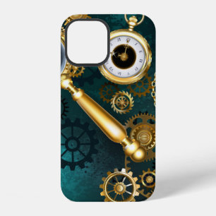 Coque iPhone 12 Loupe en style Steampunk