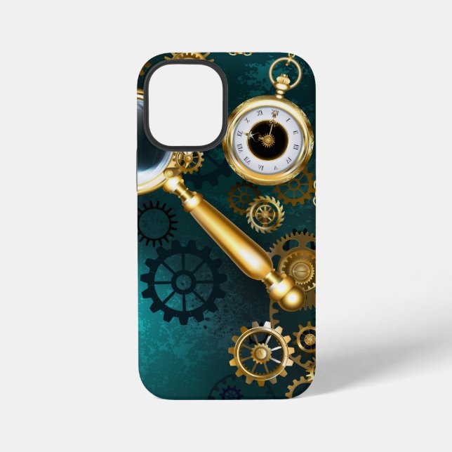 Coque iPhone Loupe en style Steampunk (Verso)