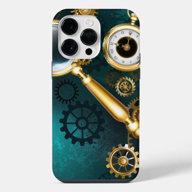 Coque iPhone Loupe en style Steampunk (Verso)
