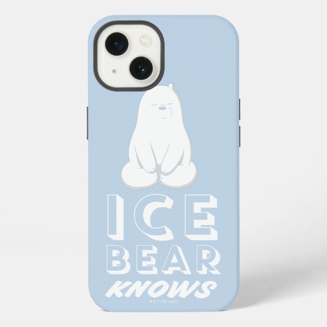 Coque iPhone L'Ours De Glace Connaît (Verso)