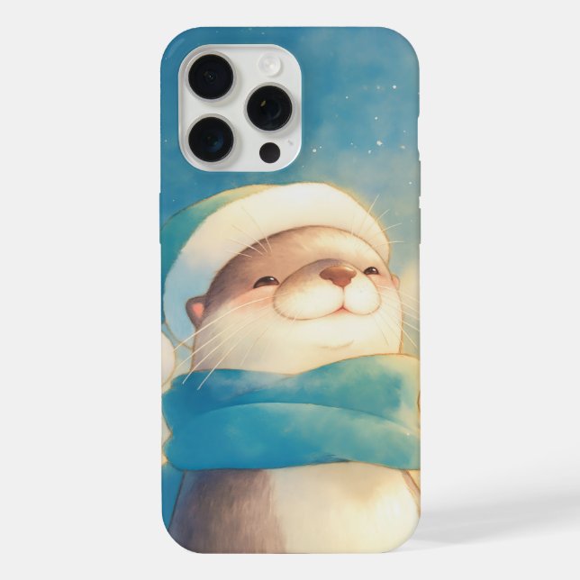 Coque iPhone Loutre joyeuse (Verso)