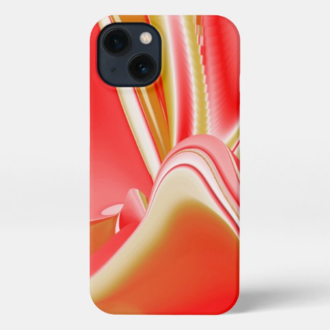 Coque iPhone Love and Gold Abstrait 3D Rainbowart (Verso)