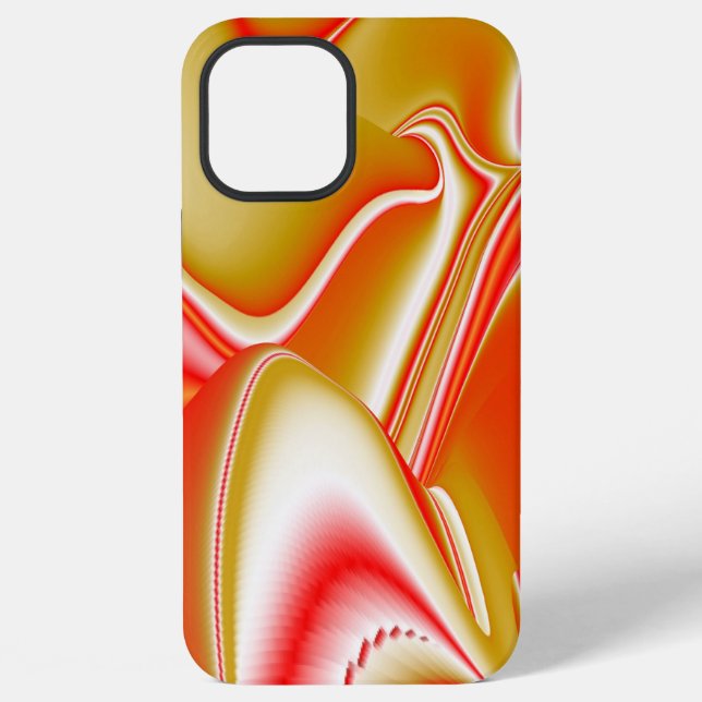 Coque iPhone Love and Gold Abstrait 3D Rainbowart (Verso)