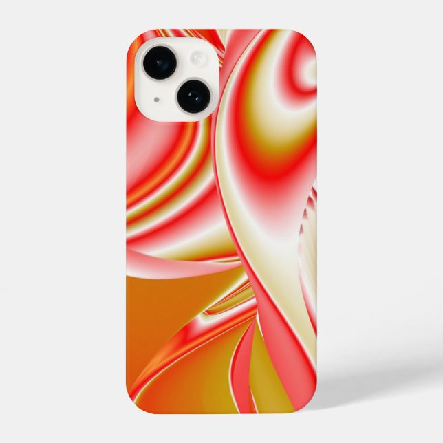 Coque iPhone Love and Gold Abstrait 3D Rainbowart (Verso)