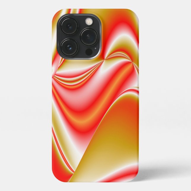 Coque iPhone Love and Gold Abstrait 3D Rainbowart (Verso)