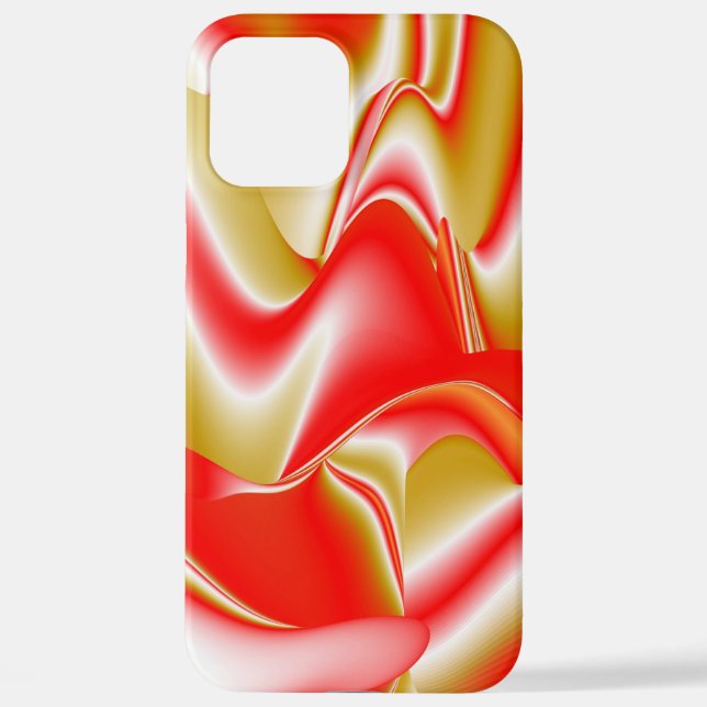 Coque iPhone Love and Gold Abstrait 3D Rainbowart (Verso)