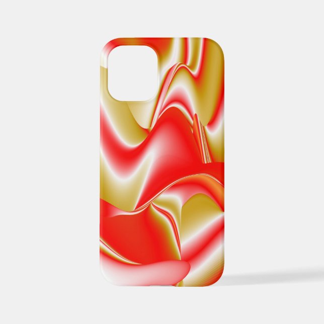 Coque iPhone Love and Gold Abstrait 3D Rainbowart (Verso)