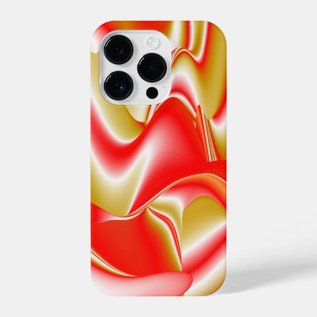 Coque iPhone Love and Gold Abstrait 3D Rainbowart (Verso)