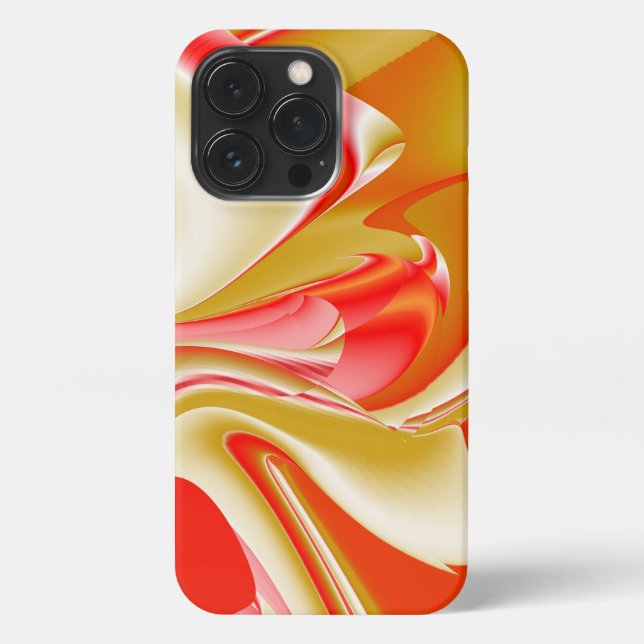 Coque iPhone Love and Gold Abstrait 3D Rainbowart (Verso)