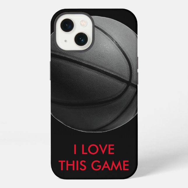 Coque iPhone Love Basketball (Verso)