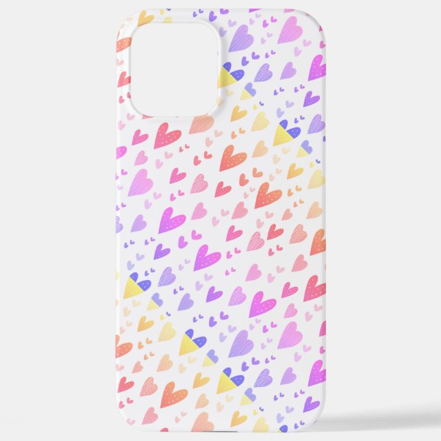 Coque iPhone Love Hearts Samsung Galaxy Coque (Verso)