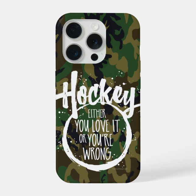 Coque iPhone Love Hockey (Verso)