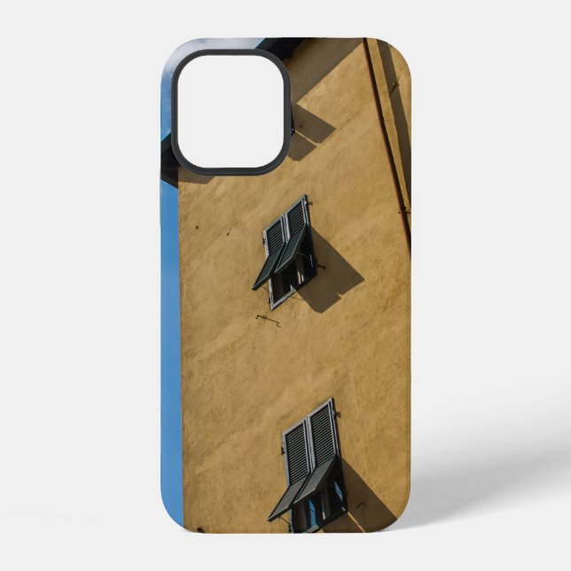 COQUE iPhone LOW ANGLE PHOTOGRAPHY OF BROWN LOUVER WINDOW (Verso)