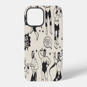 Coque iPhone 12 Lucha Libre : motif de lutteur mexicain