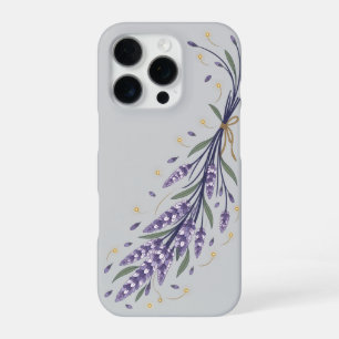 Coque iPhone 16 Pro Lucioles Lavande Maussade 