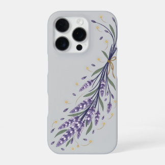 Coque iPhone 16 Pro Lucioles Lavande Maussade