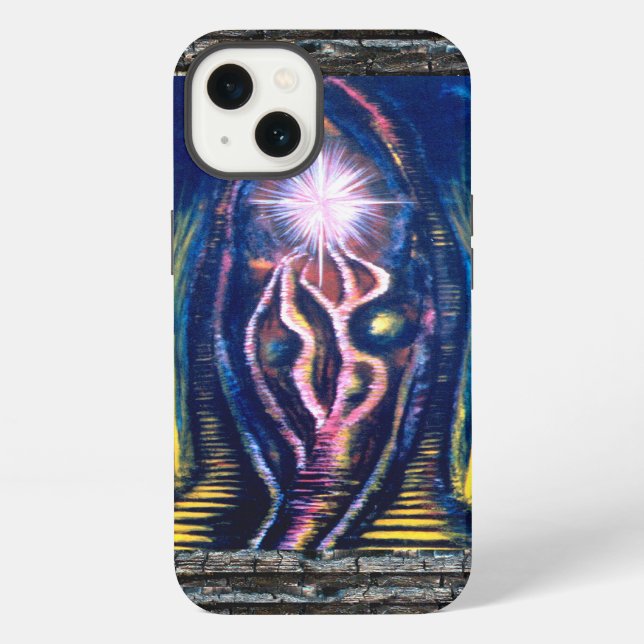 Coque iPhone Lumière céleste (Verso)