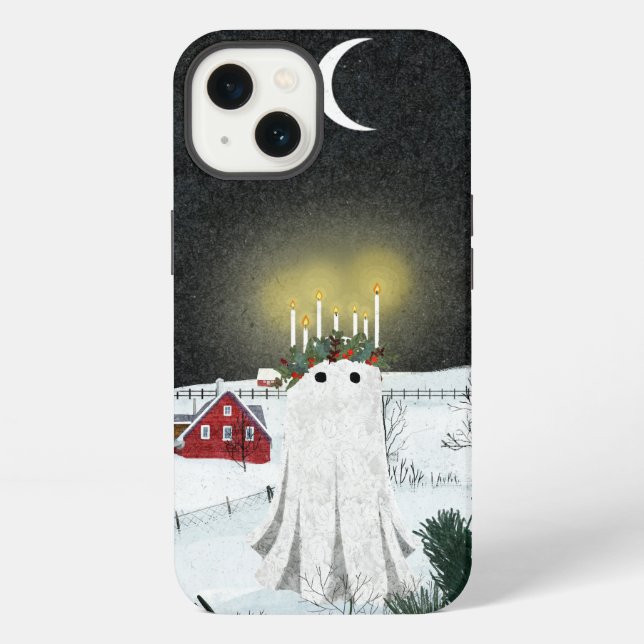 Coque iPhone Lumière de bougie (Verso)