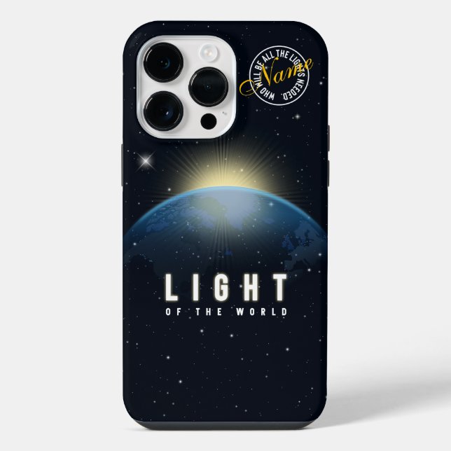 Coque iPhone Lumière du monde (Verso)