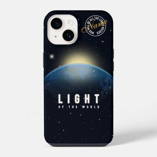 Coque iPhone Lumière du monde (Verso)