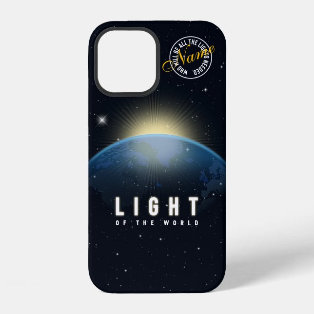Coque iPhone Lumière du monde (Verso)