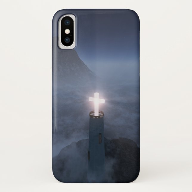 Coque iphone Lumière et salut (Dos)
