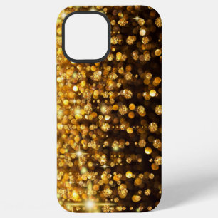 Coque iPhone 12 Pro Max lumières bokeh, décoration, pierres, arrière - pla