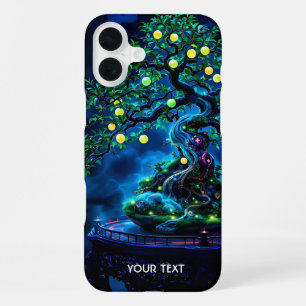 Coque iPhone 16 Plus Lumières de bonsaï fantaisistes mignonnes