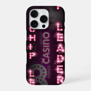 Coque iPhone 16 Pro Lumières de casino Chip Leader