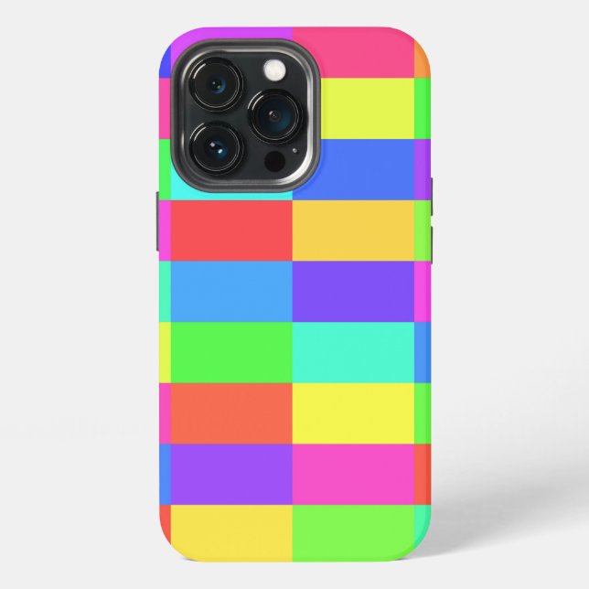 Coque iPhone Lumières de couleur (Dos)