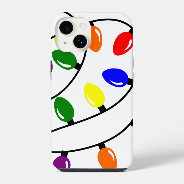 Coque iPhone Lumières emmêlées (Verso)
