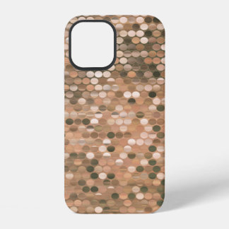 Coque iPhone 12 Lumineux abstrait mosaïque vintage arrière - plan