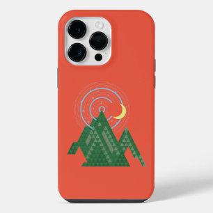 Coque Pour Pour iPhone 14 Pro Max lune croissante ciel dans la montagne Case-Mate iP