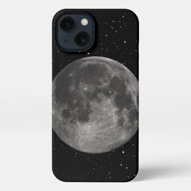 Coque iPhone Lune et étoiles (Verso)