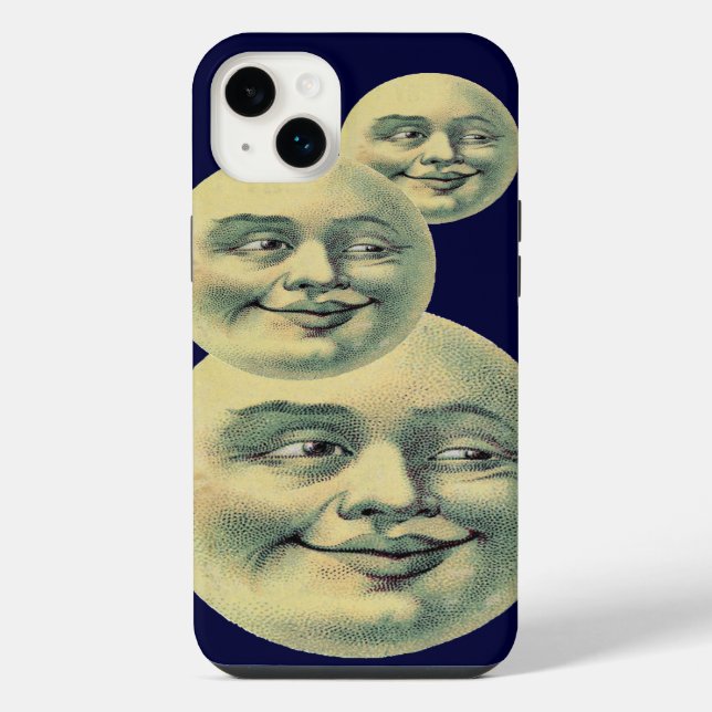Coque iPhone Lune Vintage (Verso)