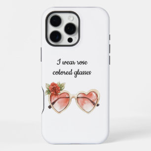 Coque iPhone 16 Pro Max Lunettes de soleil de couleur rose