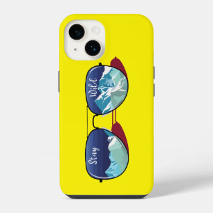Coque Pour iPhone 14 Lunettes de soleil de montagne