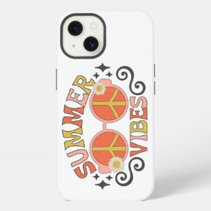 Etui iPhone 13 Lunettes de soleil Peace Vibes d'été
