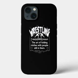 Etui iPhone 13 Lutte amusante définition lutteur