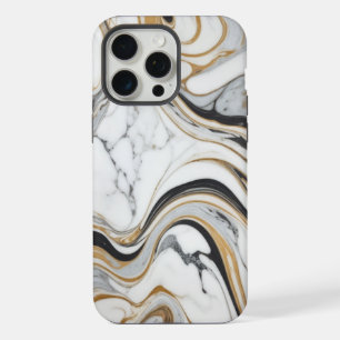 Coque iPhone 15 Pro Max Luxe Elegance Brossé Marbre Texture Imprimer
