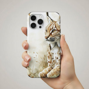 Coque iPhone 16 Pro Max Lynx de la forêt sauvage Nature