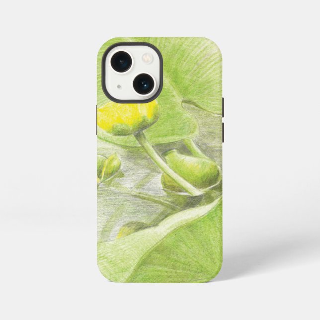 Coque iPhone Lys de fleurs (Verso)